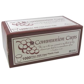 Swanson Communion Cups Clear 1 3/8 1000 CT