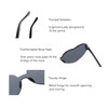 Heart Shaped Party Glasses Rimless Heart Shaped Hippie Colored Glasses