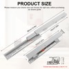 Underfloor Guides Floor Mounting Drawer Runners, 1 Pair 200 mm