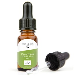 NeoOrganic® Organic Camphor Oil (Ravintsara Oil - Cinnamomum Camphora) - 100% Natural Organic Camphor Essential Oil - Ravintsara - 10 ml