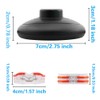 Asjeumt 6ft Foot Switch Lamp Cord Replacement, Black Floor Light