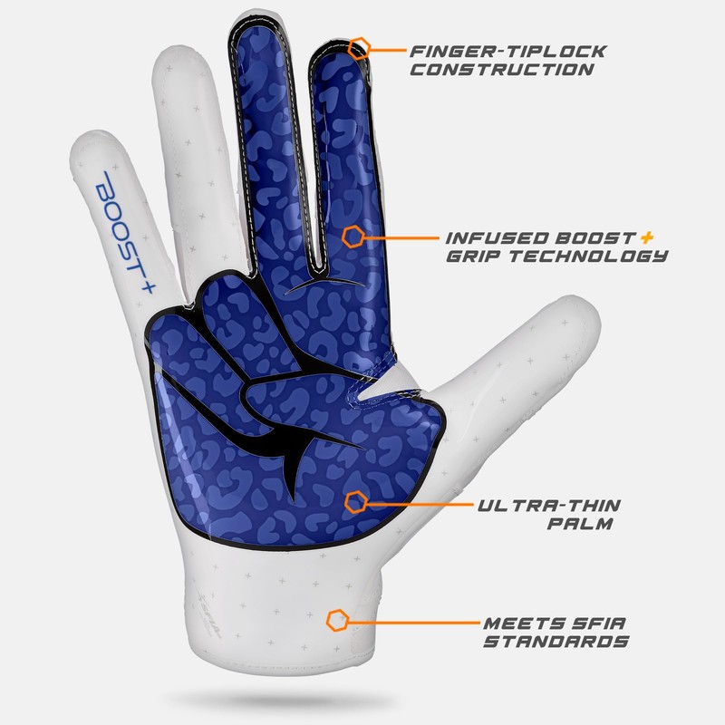 Grip Boost Football Gloves Peace Stealth 6.0 Boost Plus Technology