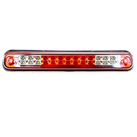 LED Third 3rd Brake light for 1988-2000 Chevy GMC C/K 1500 2500 3500 Rear Cargo Lamp High Mount Stop light (Red)