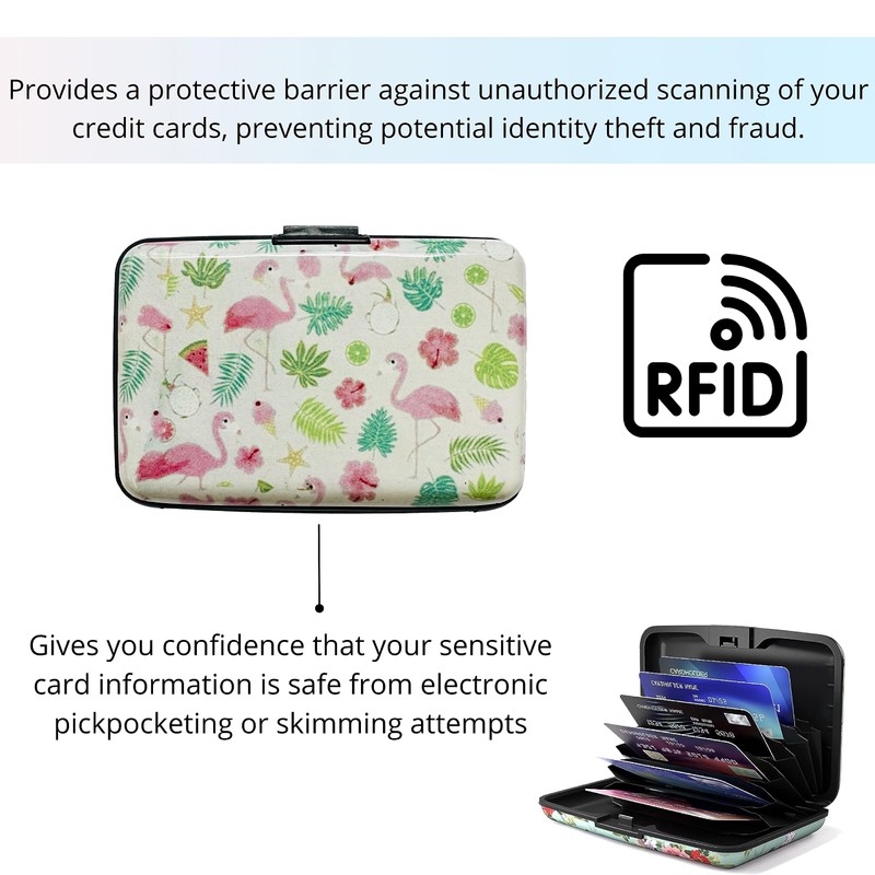 Lizzy Aluminium Credit Card Holder Security Wallet Business Case Protector