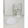 Asbel Glass Condiment Pot Mini "Forma" Red