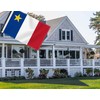 2×3 FT Acadia Flag,Medium 60×90 CM 100D Acadian Outdoor Banner,Doube