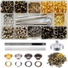 520 Sets Eyelet Punch Kit, 6mm 4 Colors Eyelet Grommet