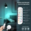 Rechargeable Battery Operated Light Bulb with Remote, Last 18-50 Hours
