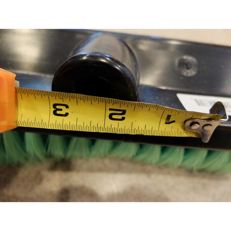 Carlisle Flo-Pac 36129775 - 10" Flo-Thru Vehicle Wash Brush w/