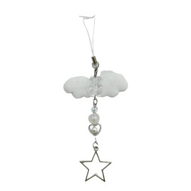 Wigo Star Angel Women's Key Chain, white