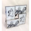 Shudehill Giftware Silver 4 Photo Multi Picture Frame