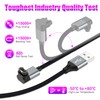 AGVEE 3.3ft Angled 90 Degree Braided Charger Cable Charing Cord