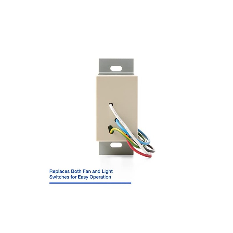 Panasonic FV-WCPT1-W SmartExhaust Programmable Fan/Light Switch - Toggle Switch Designed