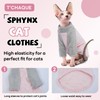 Sphynx Cat Clothes, Soft Fleece Cat Sweater, Pullover Shirt for
