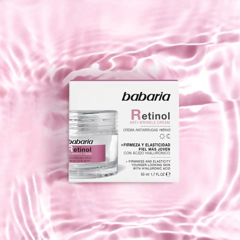 Babaria Crema Facial Antiarrugas Retinol Todo Tipo Piel 50ml