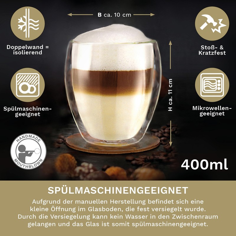 Creano DG-B Double Wall Glasses