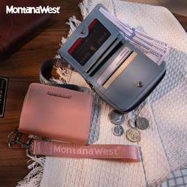 Montana West Small Wallet for Women Female Ladies with a Detachable Wristlet Women's Wallet with Rfid Blocking Lining Minimalist Lightweight & Easy to Carry