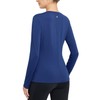 baleaf Women's Thermal Long Sleeve Shirts Fleece Lined Winter Workout