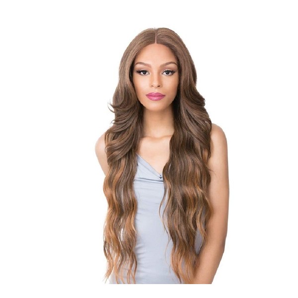 It's A Wig Synthetic Hair Lace Front Wig Frontal S Lace Dara (13x6 Hand Knotted) (1B)
