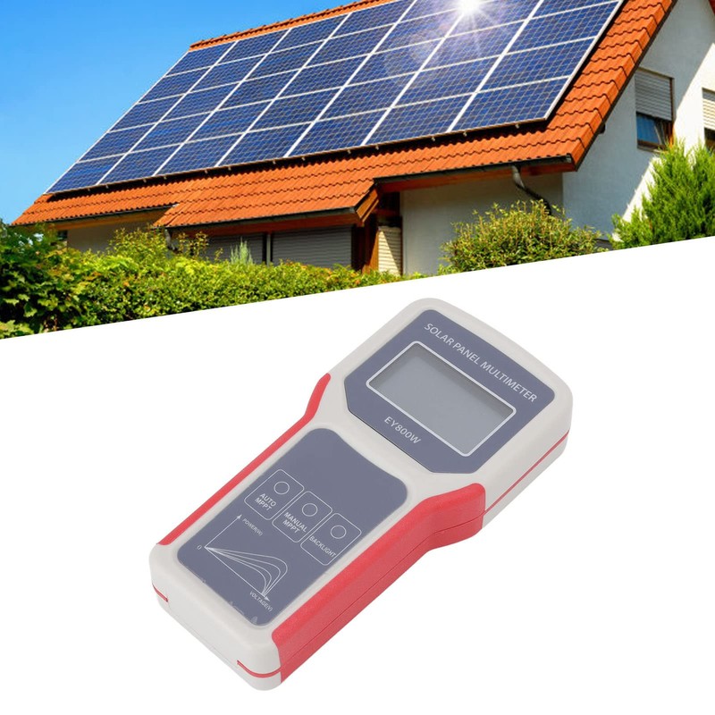Solar Panel Tester, Mppt Solar Panel Multimeter with Auto and