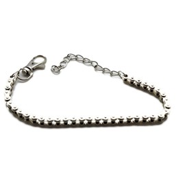 TrendyFashionJewelry TFJ Women Western Boot Chains Metal Bling Bracelet Motorcycle Links Anklet High Heel Charm Silver