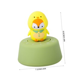 BIUDECO Cute Cartoon Kitchen Timer Visual Manager for Baking Cooking Learning Fun Family Friends Easy to Clean Stylish Kitchen Accessory