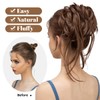 CJL HAIR Messy Bun Hair Piece Curly Hair Bun Extensions
