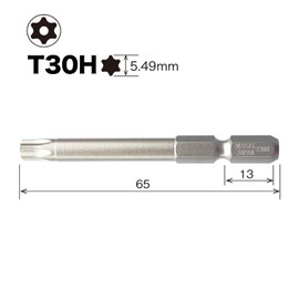 VESSEL SMVT30H Torque Swizzle Stop Bit, VT30H x 65