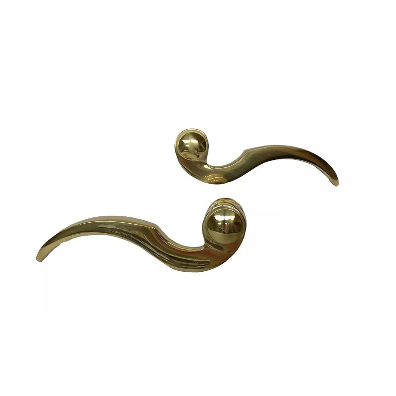 ATRIUM One Pair Atrium Door Levers - Polished Brass