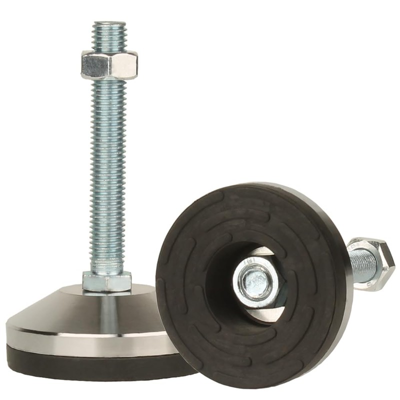 MUHOUZHINANG Heavy Duty Leveling Screw Leg,Leg Leveler 3.14" Dia Base,Adjustable
