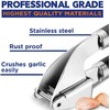ORBLUE Garlic Press [Premium] Stainless Steel Mincer, Chopper & Peeler
