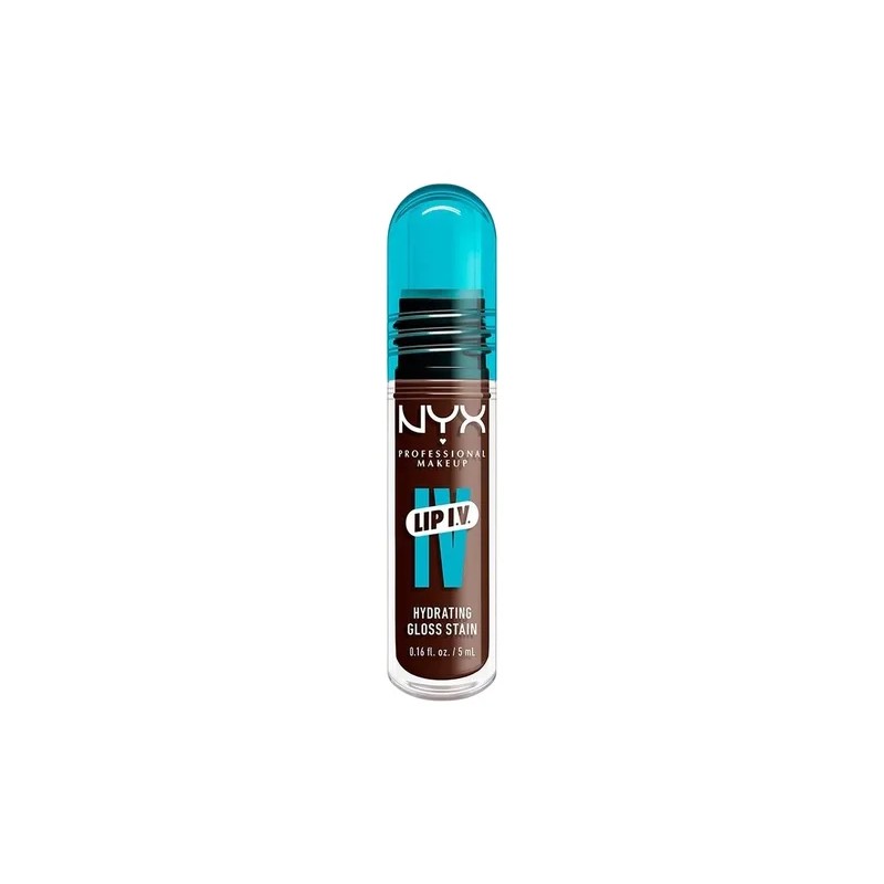 NYX PMU Lip IV, Gloss Serum Hidratante efecto tinta 5