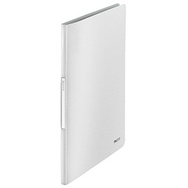 Leitz 39580099 A4 Display Book, 20 Pockets, 40 Sheet Capacity, Transparent Pockets, Arctic White, Style Range, 39580004