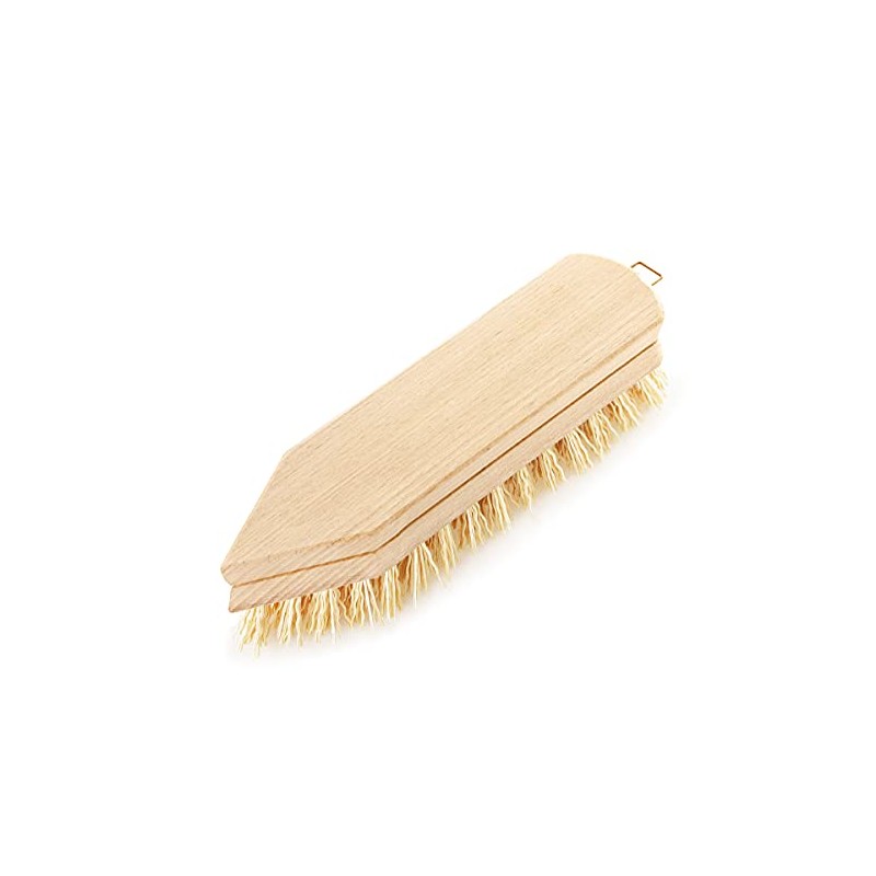 Peggy Perfect Scrubbing Brush Wood Root Brush with PP Bristle