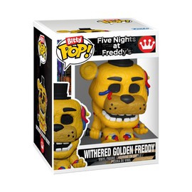 Funko Bitty POP! 4 Pack: Five Nights at Freddy's - FNAF - Golden Freddy, Marionette, Lolbit, Sun & Moon - 1 in 6 chance of receiving the rare Chase variant - Styles may vary - 0,9 pollici (2,2 cm)
