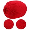SEWACC Red Yarn for Hand Knitting and Crocheting Clothes Scarves