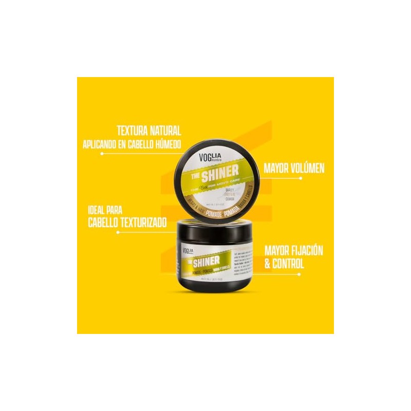 2 pack Pomada para peinar Barba, cabello y bigote. Sin