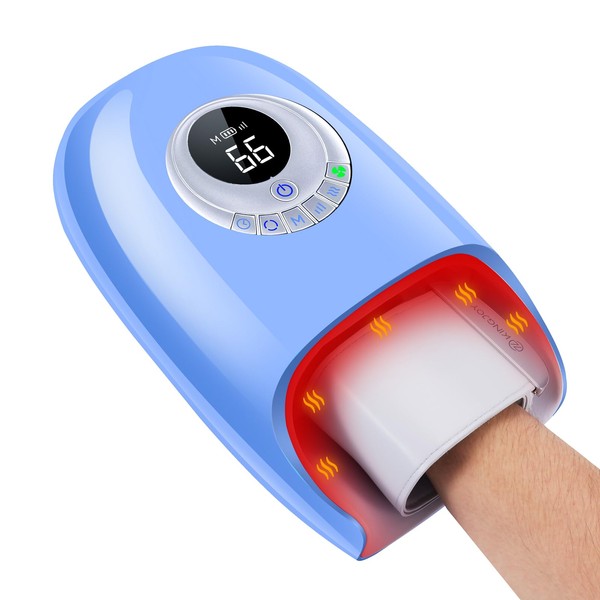Hand Massager with Heat and Compression, Carpal Tunnel and Stiff