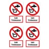Stickers: 150 x 100 mm, Pack of 4 – No