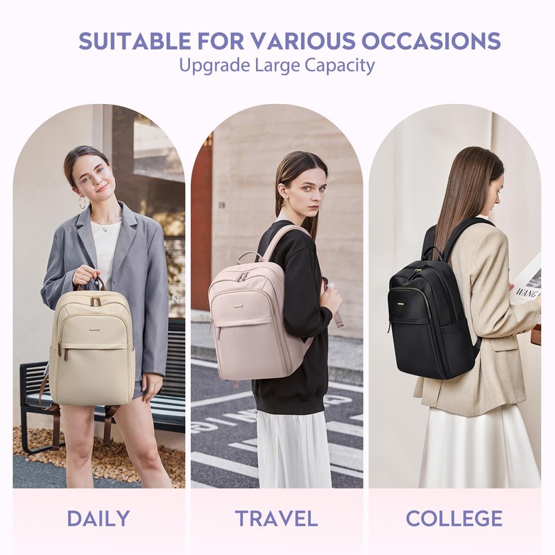 GOLF QUALITY Hiking Travel Backpack for Women Casual Business Weekender