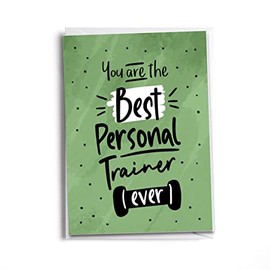 Sole Inspired Personal Trainer Thank you Card | Fitness Card