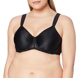 Triumph Womens Modern Finesse W01 Minimizer Bra, Black, 36D UK
