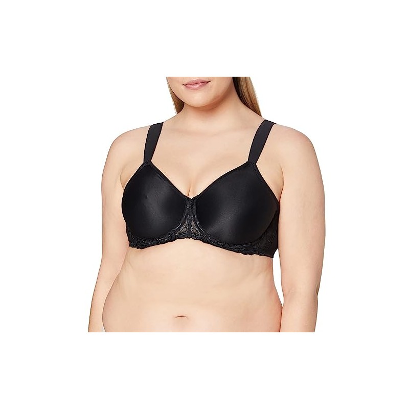 Triumph Womens Modern Finesse W01 Minimizer Bra, Black, 36D UK
