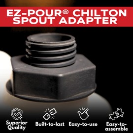 EZ-Pour Spout Kit A1 Chilton Gas Can Adapter Set (Pack of 1), Chilton Gas Can Spout Replacement, Prevent Spills, Gas Can Nozzle & Jerry Can Spout (A1)