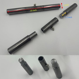 10" Weld On Hinges Heavy Duty, 2 Pack Black Heavy Duty Greasable Ramp Door Hinges, Trailer Ramp Hinge (Weld-Black-2pcs)