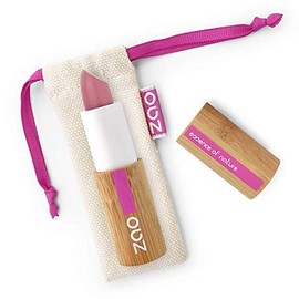 Zao Matte Lipstick 462 Old Pink Altrosa Rosa Red Lip Stick, In a Refillable Bamboo Container Certified Bio/Ecocert/Cosmebio/Natural Cosmetics)