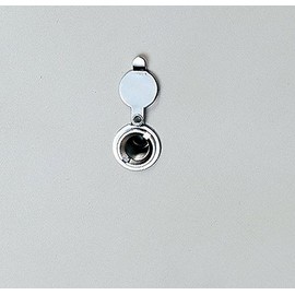 Nomuratec 2064 Comfort Security Ultra Wide Angle Door Scope 180 Silver