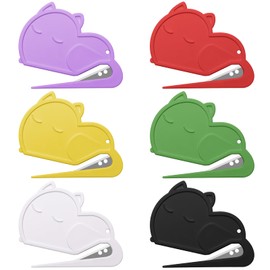 6 Pack Letter Opener Envelope Slitter Cat Shape, Luxiv Envelope Opener Slitter for Women, Men Mail Opener Tool Mini Safe Letter Opener Package Opener for Office, Home