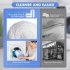 Shoe Washing Bag - White with Blue Mesh, Pair of