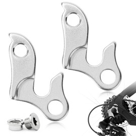 Aluminum Alloy Bike Derailleur Hanger – Rear Dropout Frame Hook for MTB & Road Bicycle, Durable Gear Mech Hanger, Easy to Install, Protects Frame, Fits Most Bikes (1Pack)
